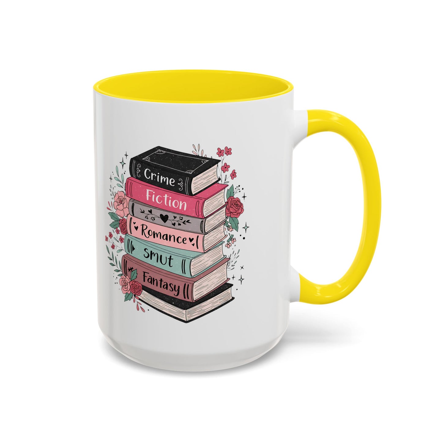 Book Genre Coffee Mug — 15oz Ceramic Coffee Cup