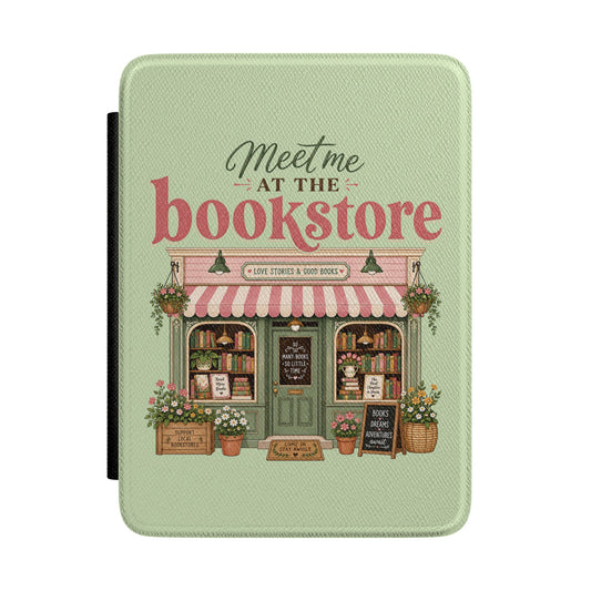 Meet Me at the Bookstore Illustrated Bookshop Kindle Case