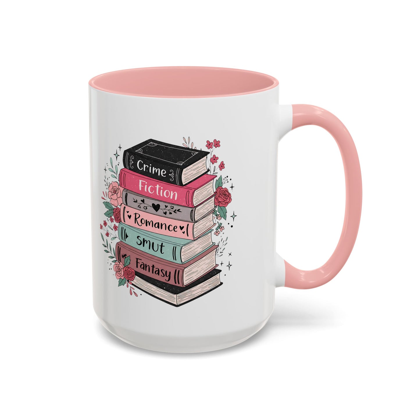 Book Genre Coffee Mug — 15oz Ceramic Coffee Cup