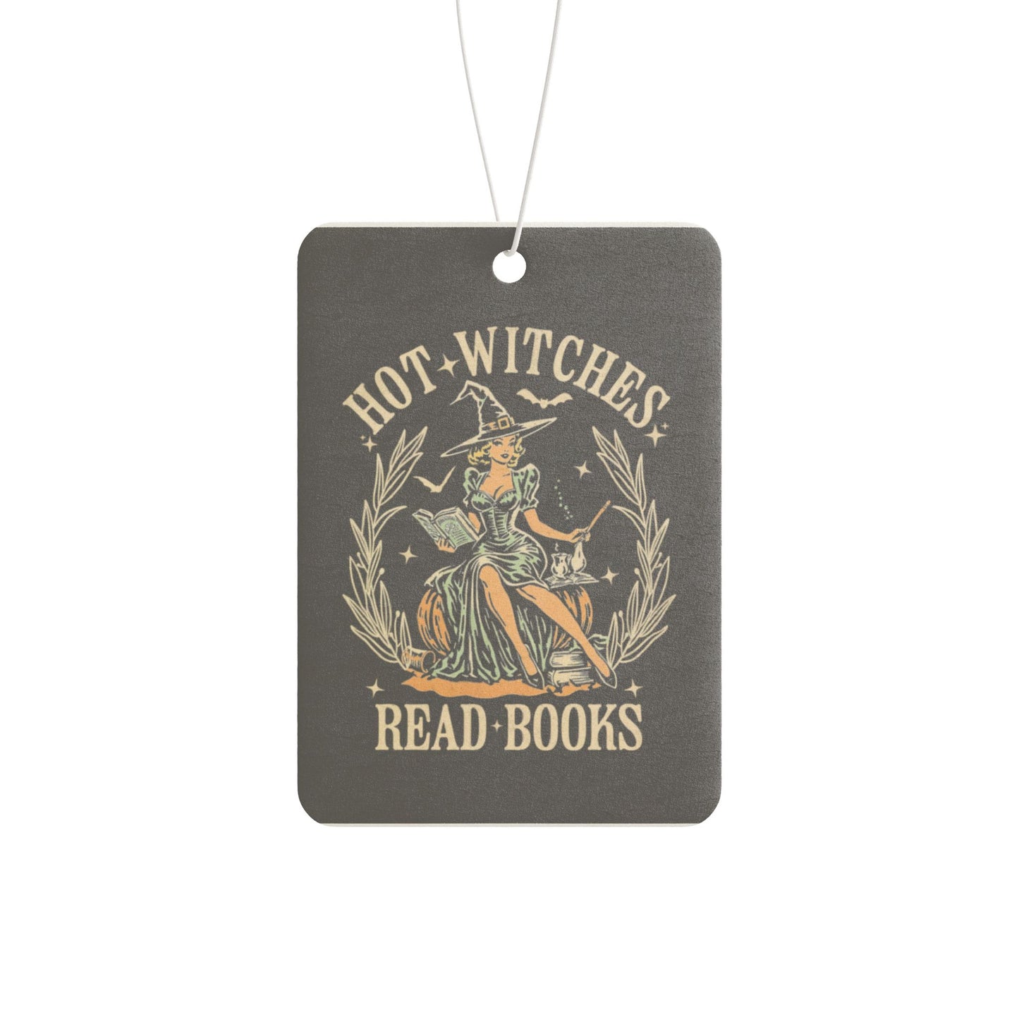 Hot Witches Read Books Fall | Halloween Car Air Freshener