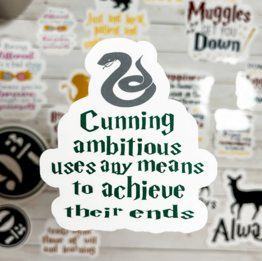 Boy Wizard Inspired Stickers | Book Lover Stickers