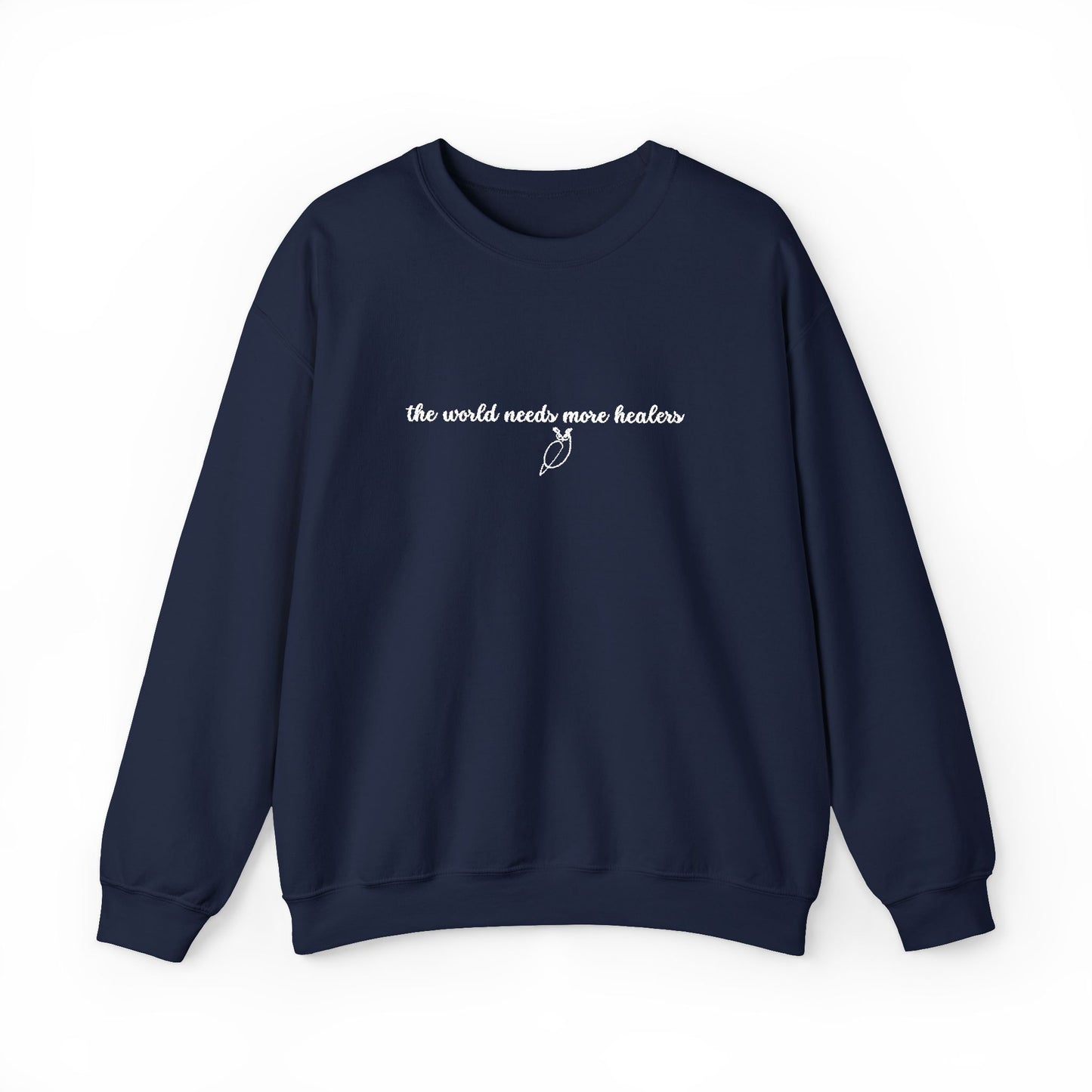 The World Needs More Healers Throne of Glass | Tower of Dawn Embroidered Crewneck Sweatshirt