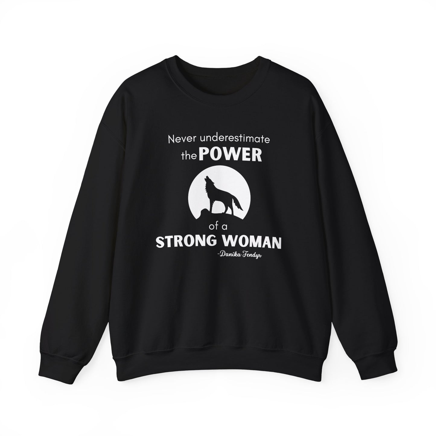 OFFICIALLY LICENSED Sarah J Maas Crescent City The Power of a Strong Woman Crewneck Sweatshirt