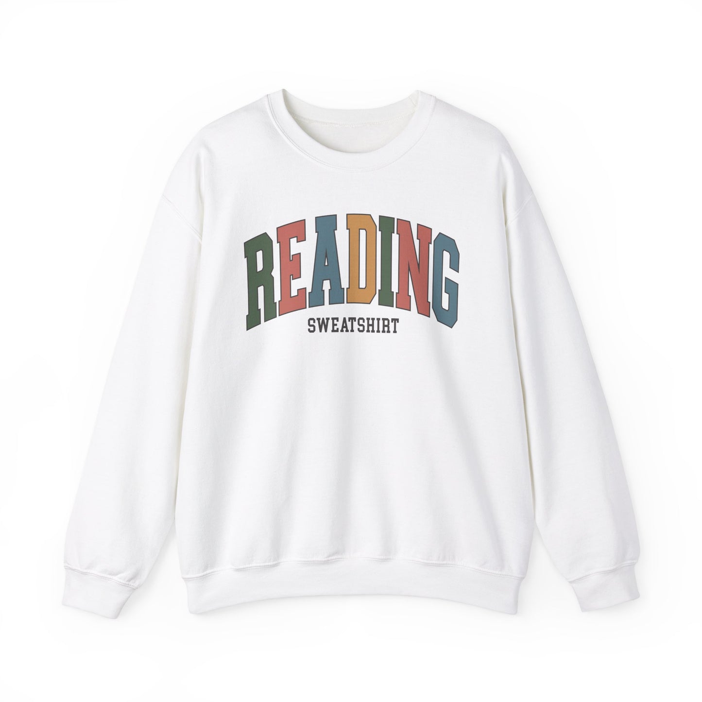 Reading Sweatshirt | Collegiate Design Crewneck Sweatshirt