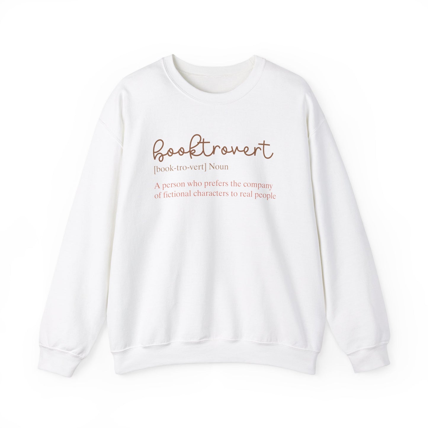 Booktovert Definition Sweatshirt - Funny Bookish Gift for Readers