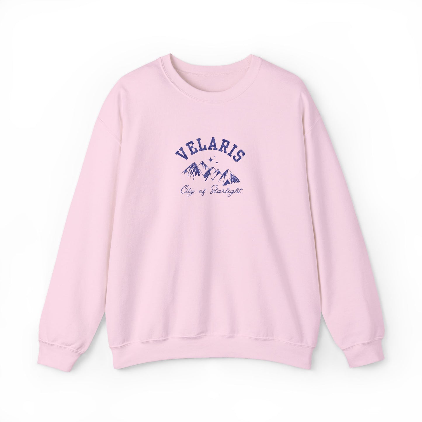 Velaris City of Starlight - Navy Emboridery ACOTAR Embroidered Crewneck Sweatshirt