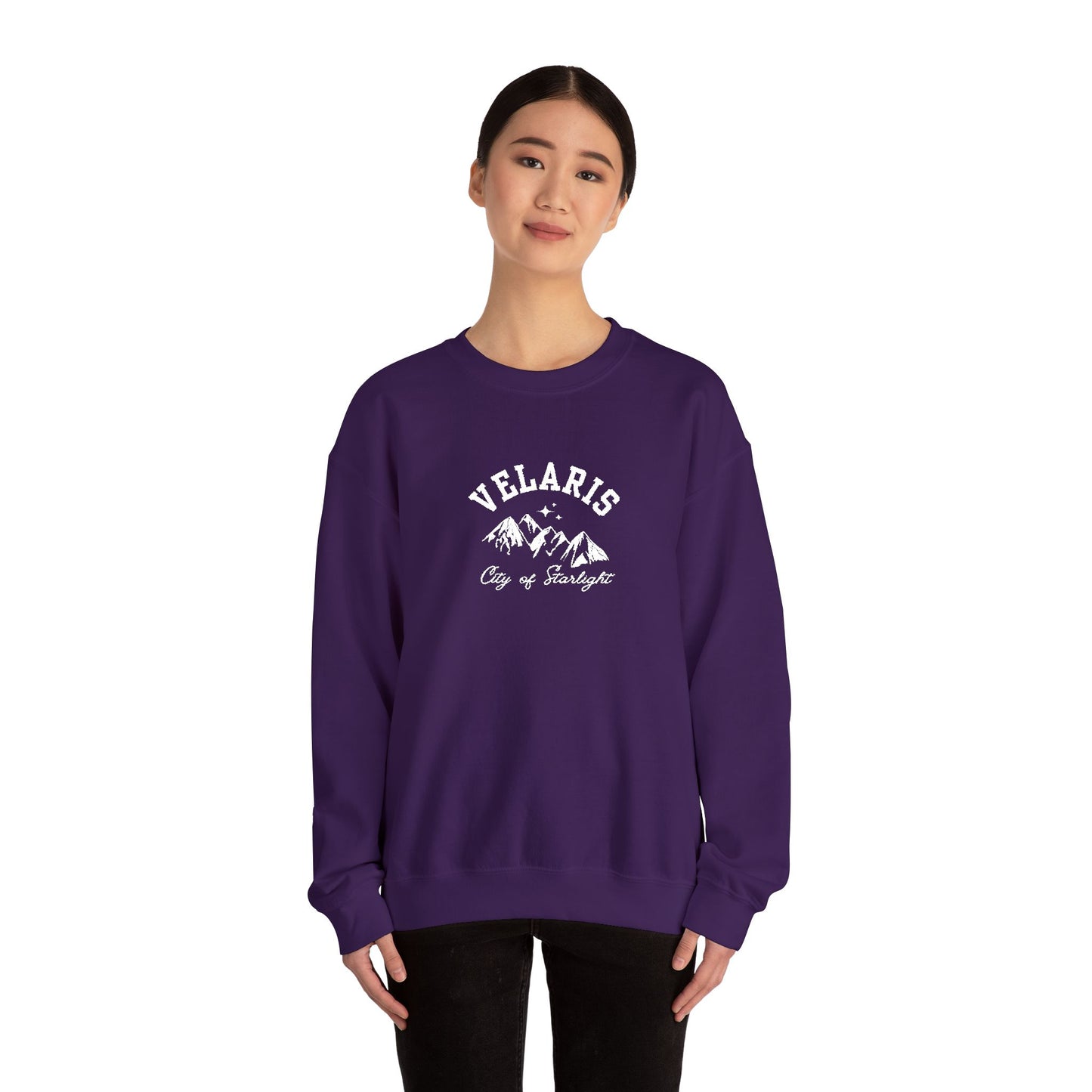 Velaris City of Starlight ACOTAR Embroidered Crewneck Sweatshirt