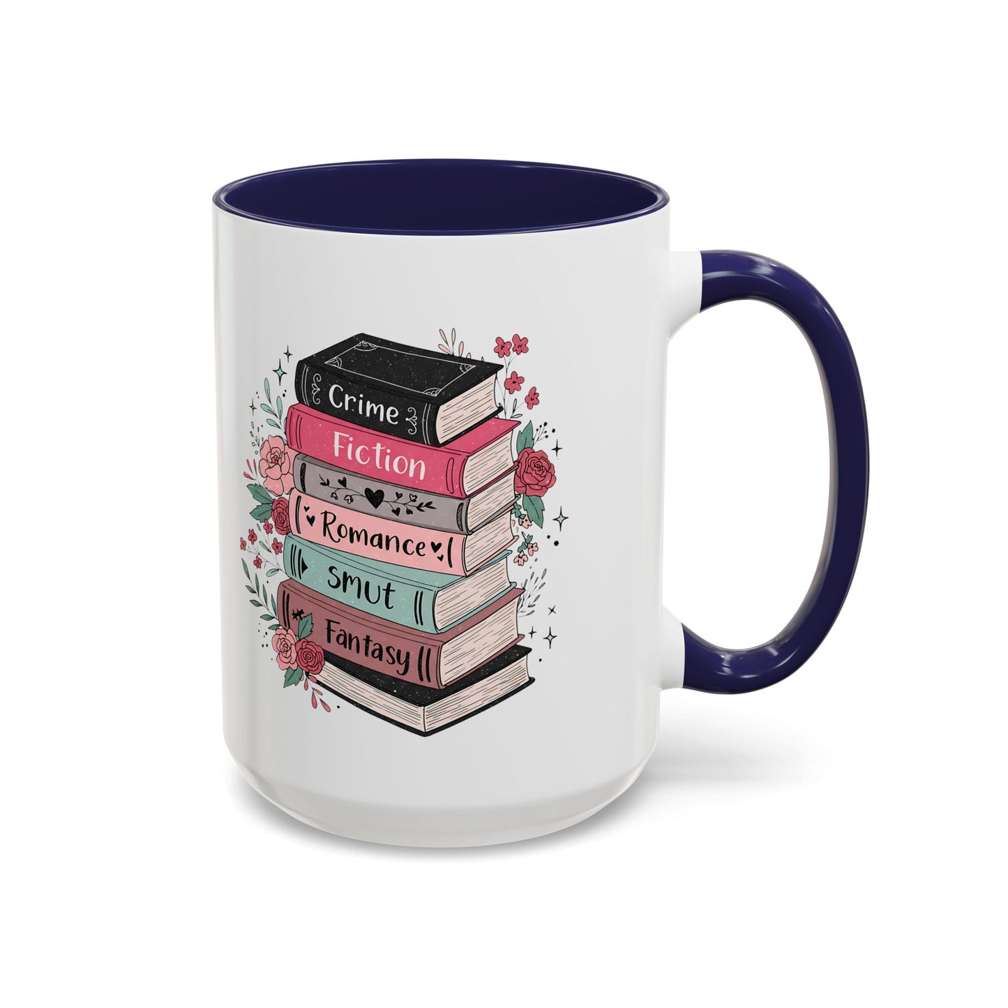 Book Genre Coffee Mug — 15oz Ceramic Coffee Cup