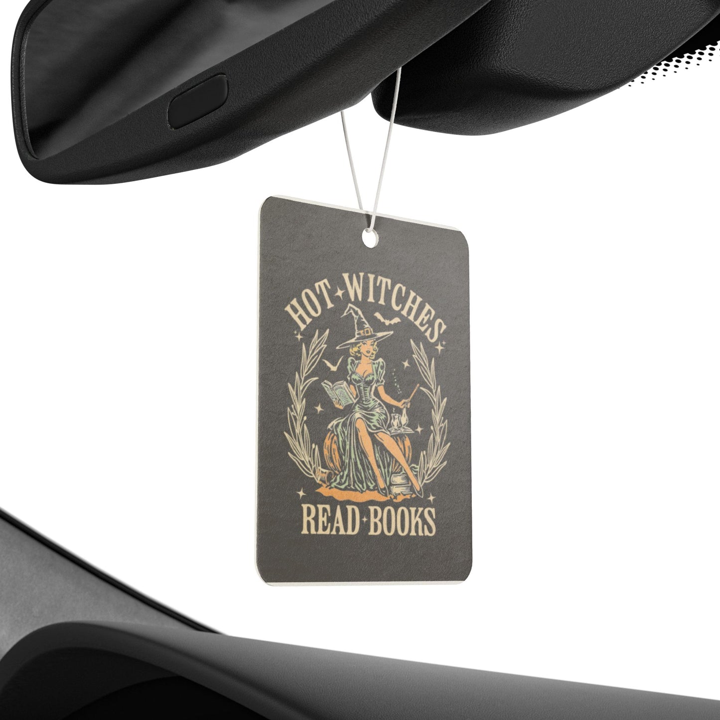 Hot Witches Read Books Fall | Halloween Car Air Freshener