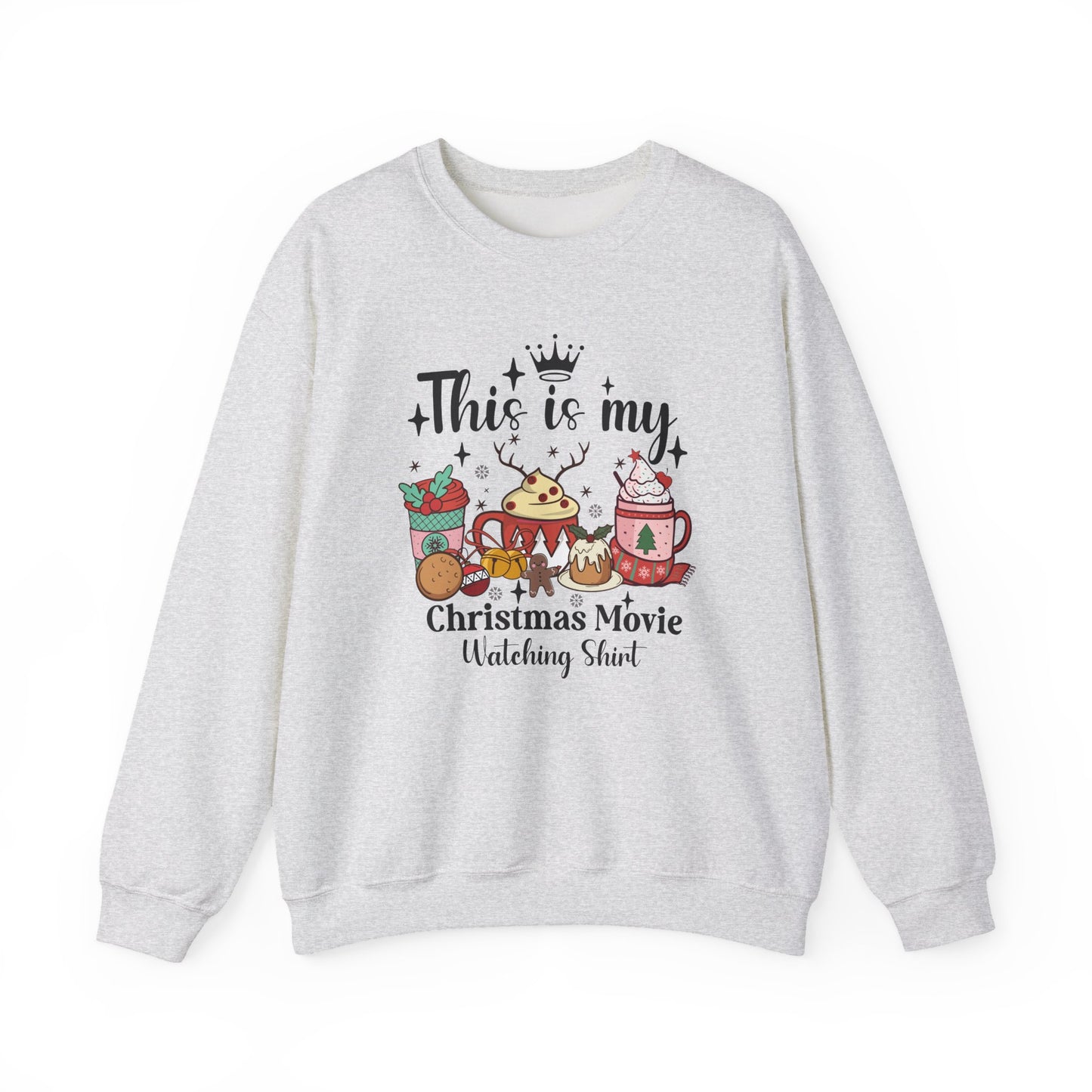 Christmas Movie Watching Shirt | Christmas Crewneck Sweatshirt