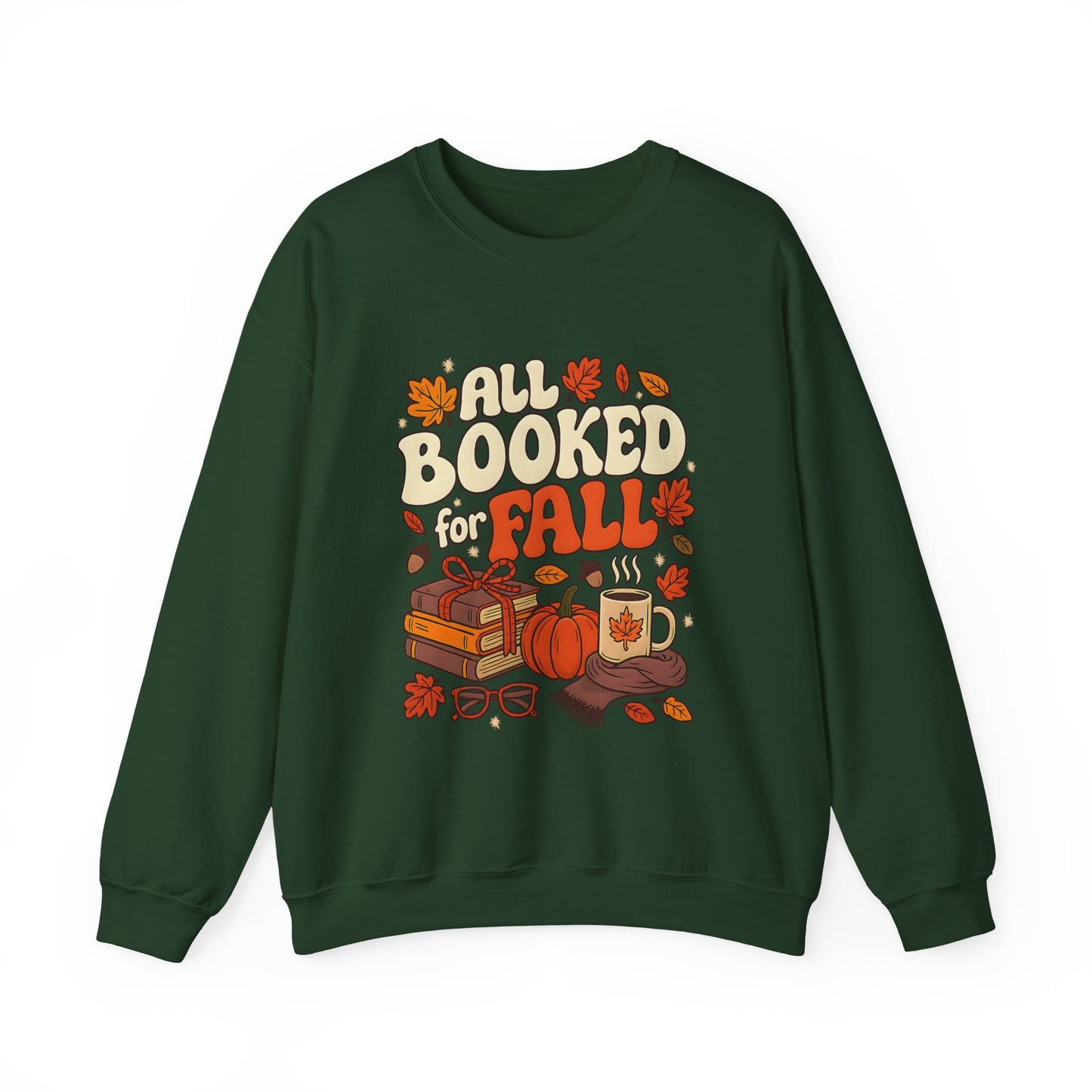 All Booked for Fall Book Lover Sweatshirt | Cozy Sweatshirt | Bookish Gift | Autumn Sweatshirt
