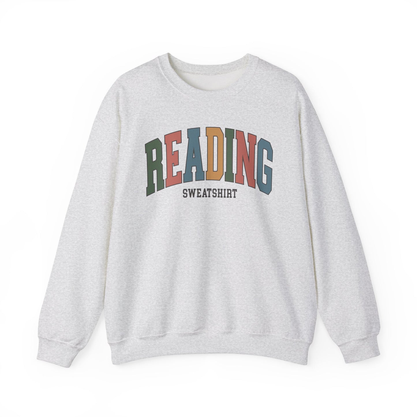 Reading Sweatshirt | Collegiate Design Crewneck Sweatshirt