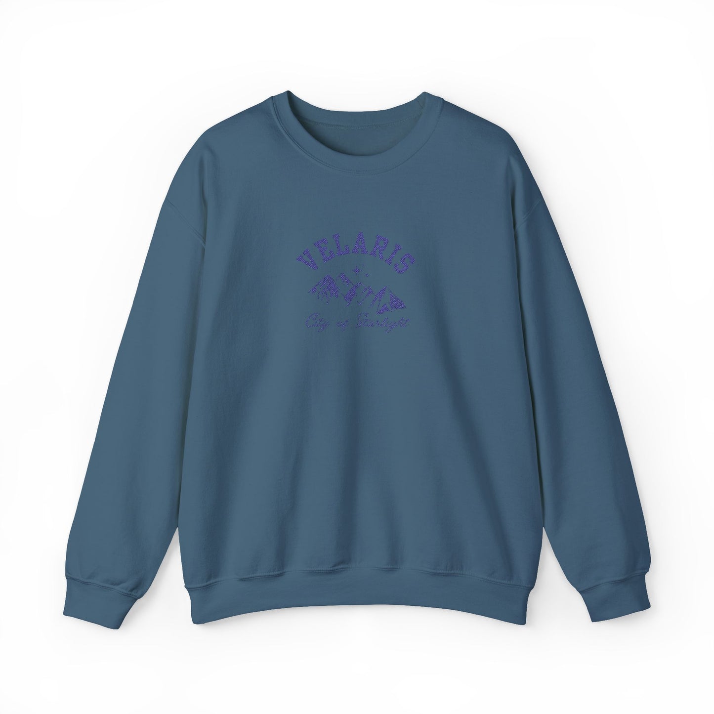 Velaris City of Starlight - Navy Emboridery ACOTAR Embroidered Crewneck Sweatshirt