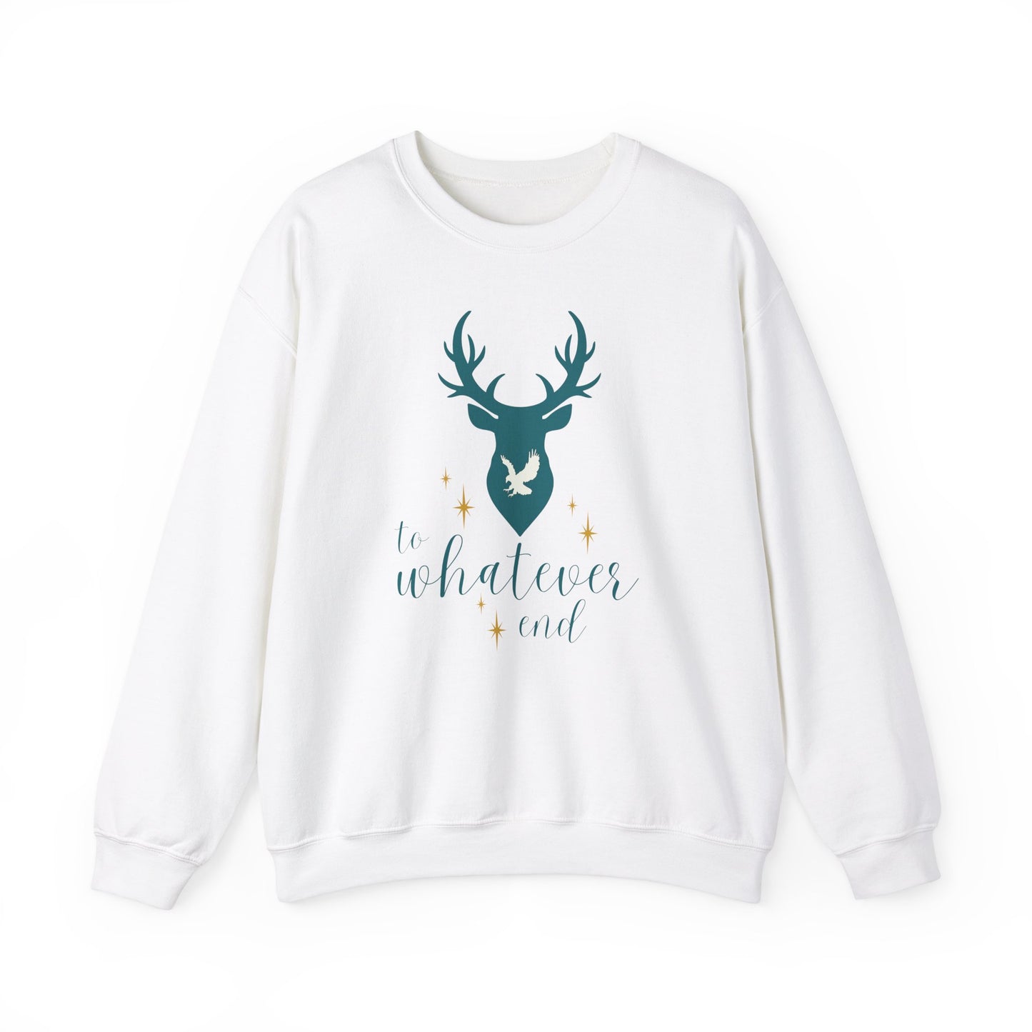 OFFICIALLY LICENSED Sarah J Maas Throne of Glass "To Whatever End" Crewneck Sweatshirt