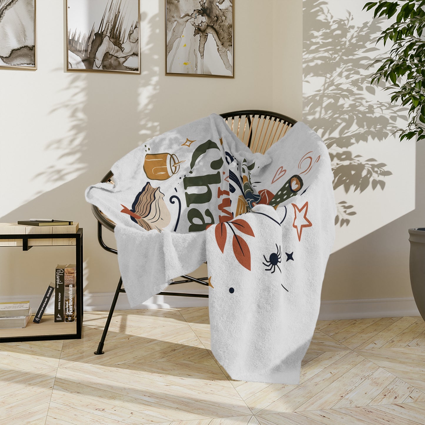 Just One More Chapter Blanket — Cozy Reading Throw for Book Lovers