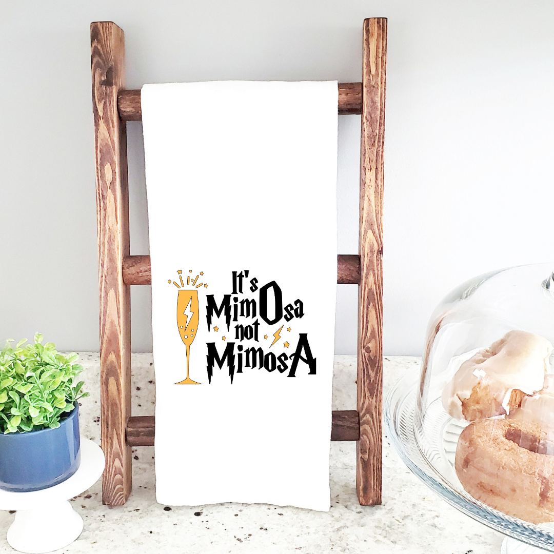 It's MimOsa Not MimosA Dish Towel | Wizard Kitchen Towel