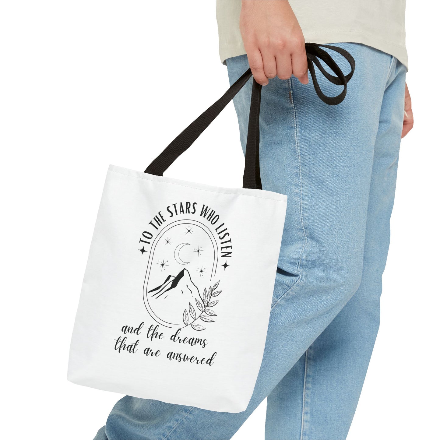 OFFICIALLY LICENSED SJM ACOTAR Merch - To the Stars Who Listen - Stylish Canvas Tote Bag for Dreamers