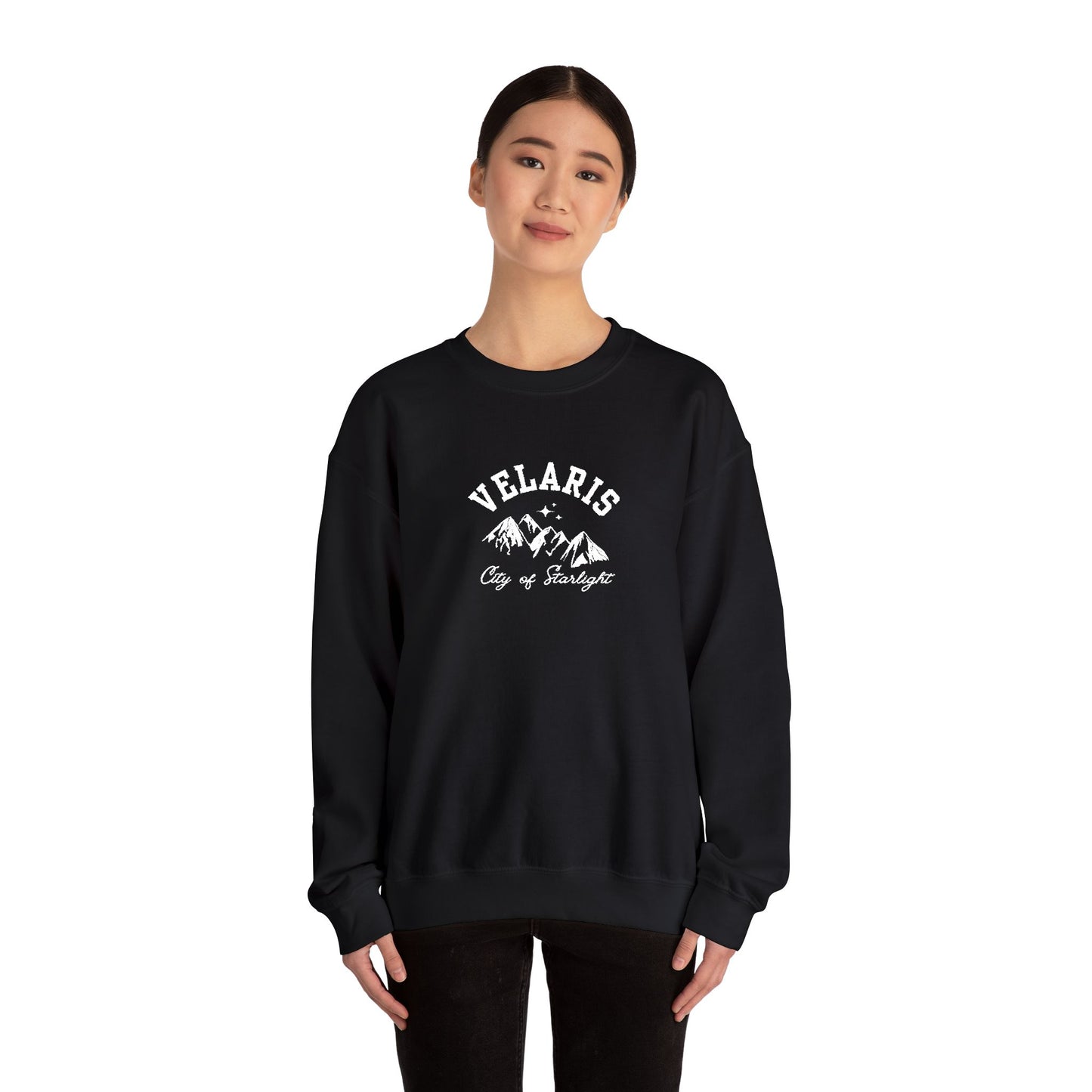Velaris City of Starlight ACOTAR Embroidered Crewneck Sweatshirt