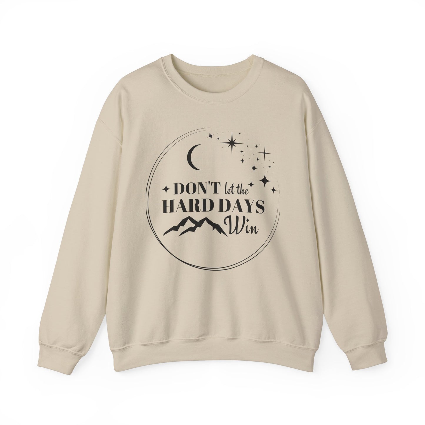 OFFICIALLY LICENSED SJM ACOTAR Merch - Don't Let the Hard Days Win Unisex Crewneck Sweatshirt