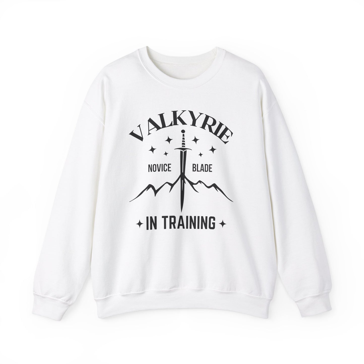 OFFICIALLY LICENSED SJM ACOTAR Merch - Valkyrie in Training Unisex Crewneck Sweatshirt