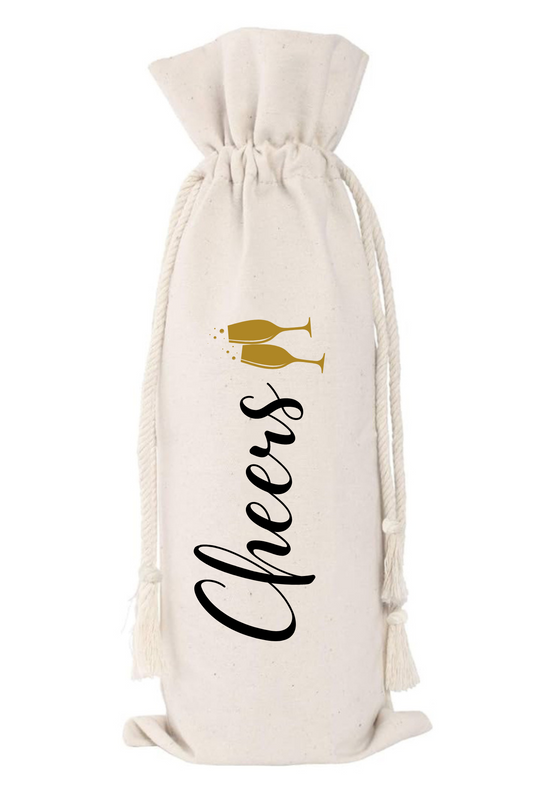 Cheers Wine Gift Bag