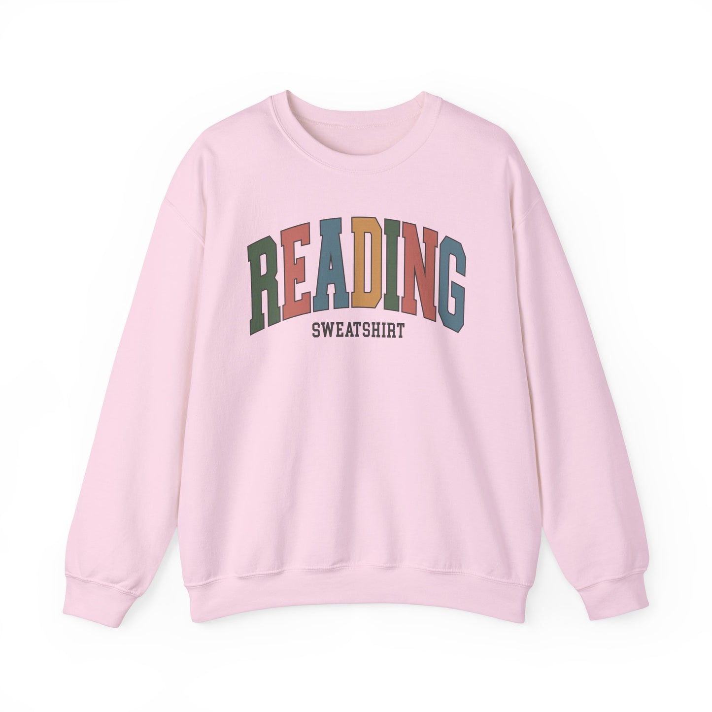 Reading Sweatshirt | Collegiate Design Crewneck Sweatshirt