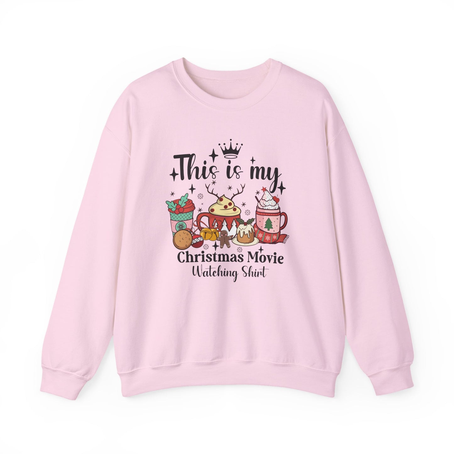 Christmas Movie Watching Shirt | Christmas Crewneck Sweatshirt