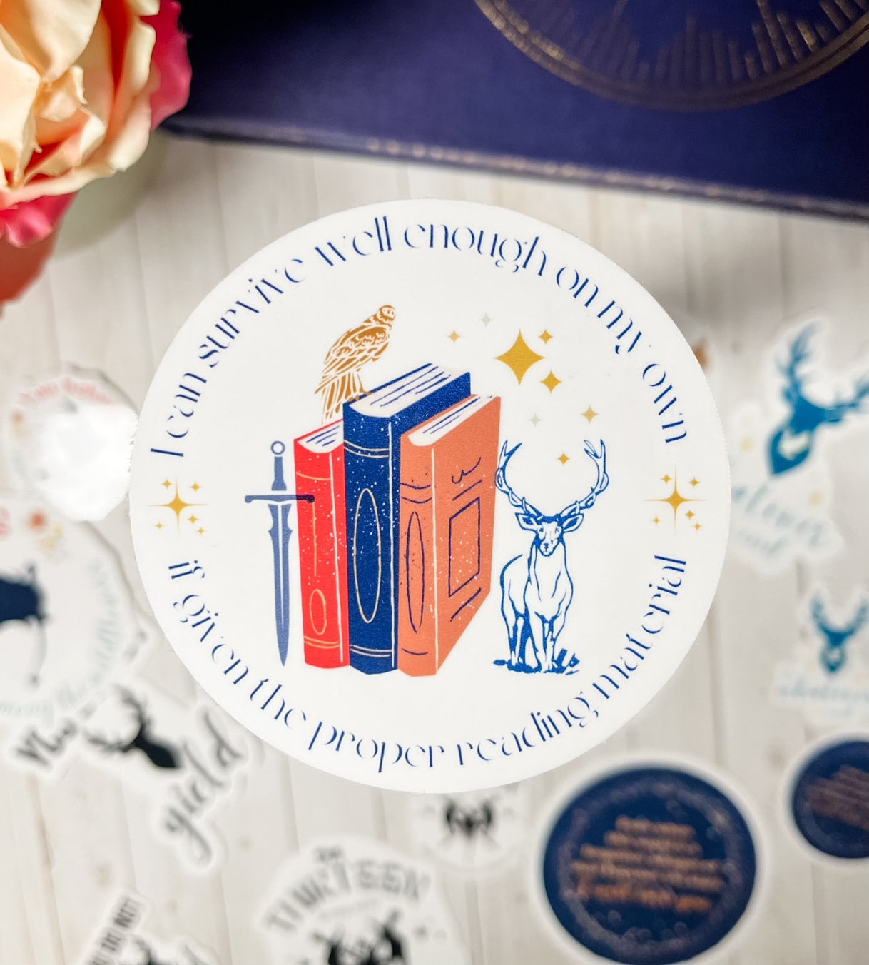 Throne of Glass Stickers | Bookish Stickers | Book Lover Stickers