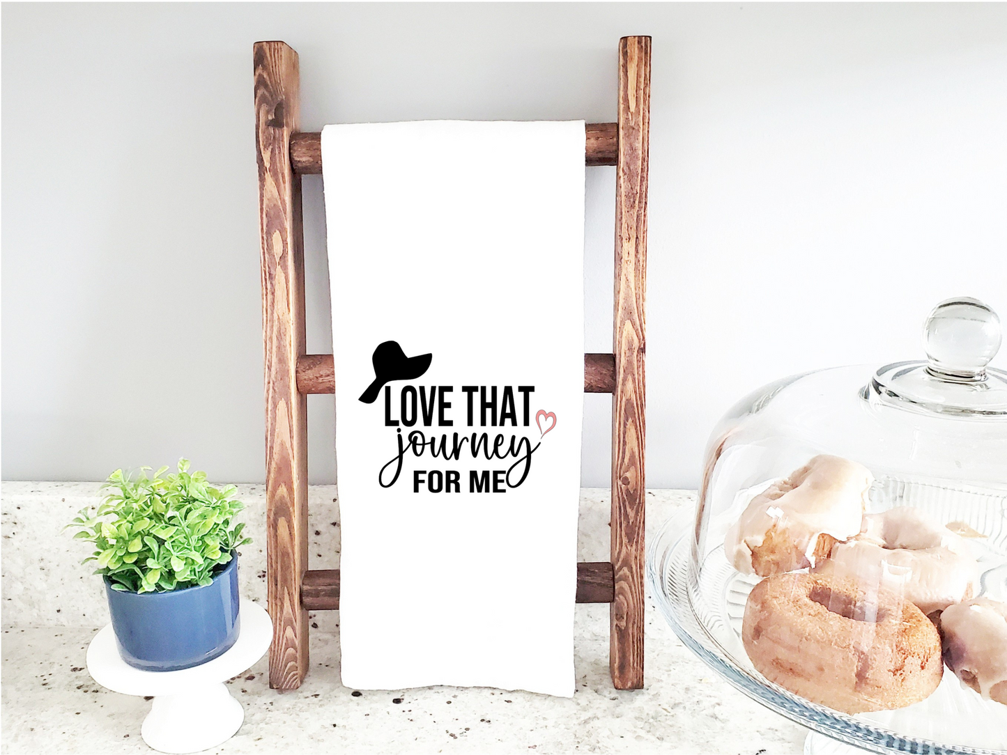 Love that Journey For Me | Alexis Rose Dish Towel | Kitchen Towel