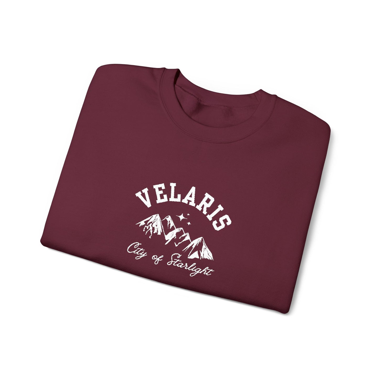 Velaris City of Starlight ACOTAR Embroidered Crewneck Sweatshirt