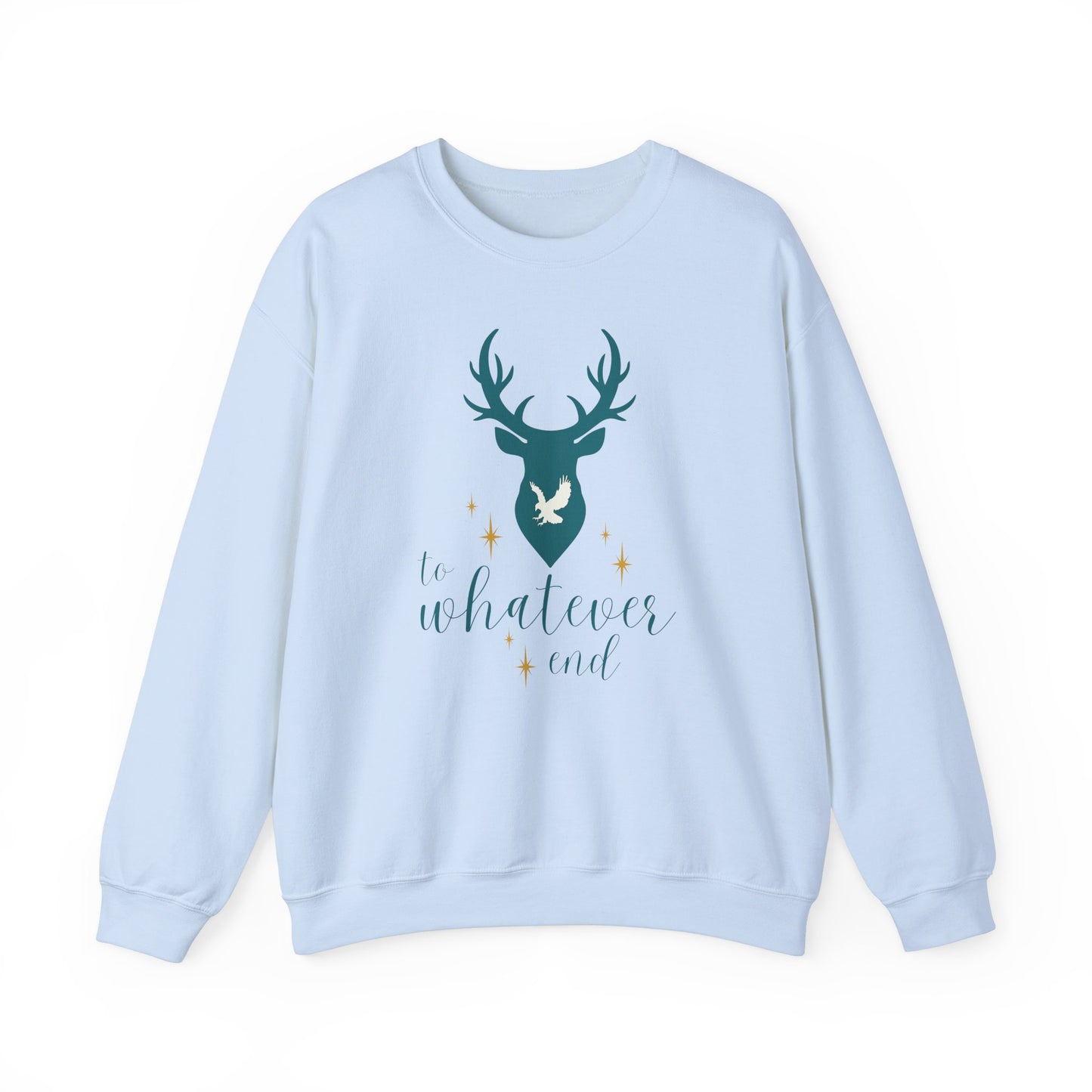 OFFICIALLY LICENSED Sarah J Maas Throne of Glass "To Whatever End" Crewneck Sweatshirt