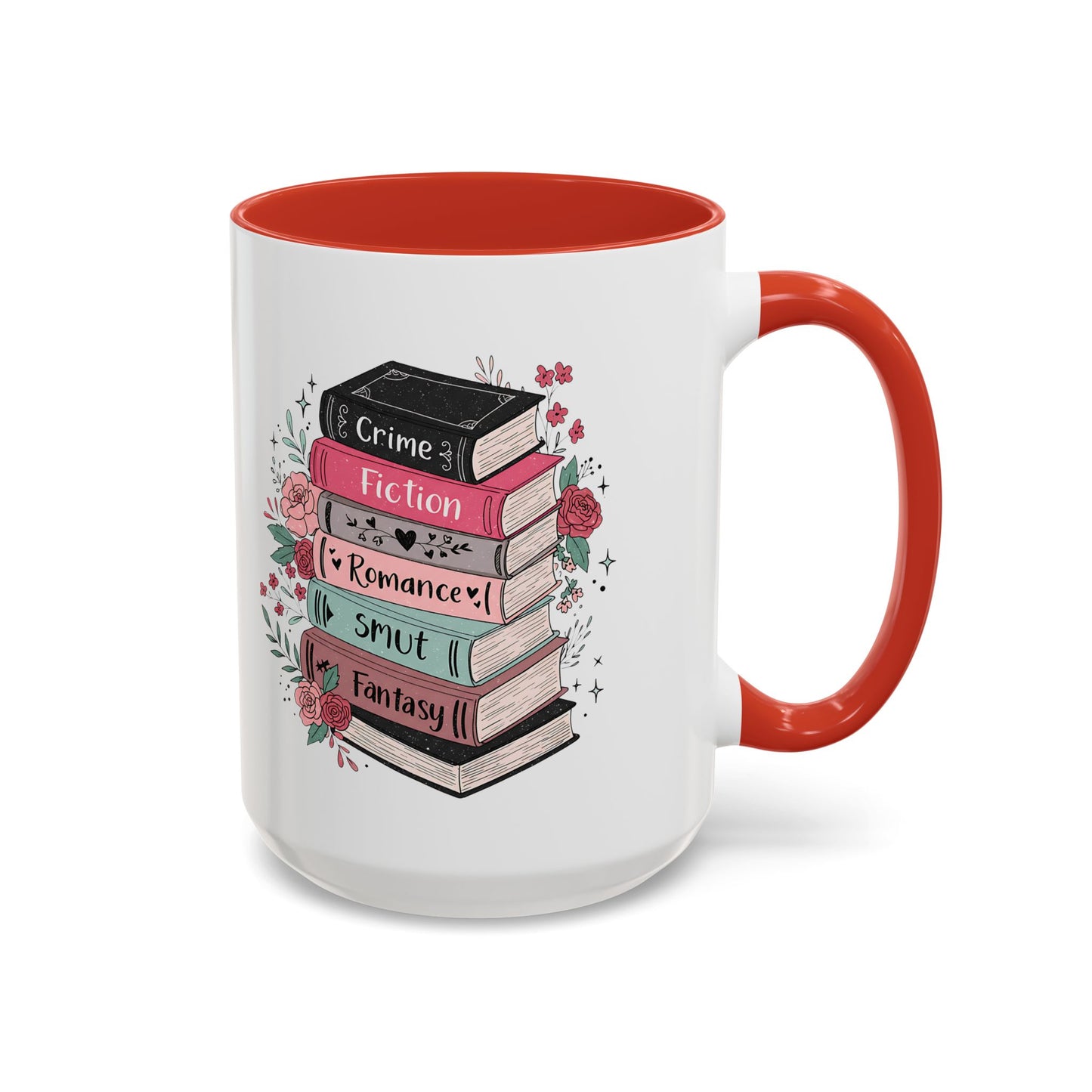 Book Genre Coffee Mug — 15oz Ceramic Coffee Cup