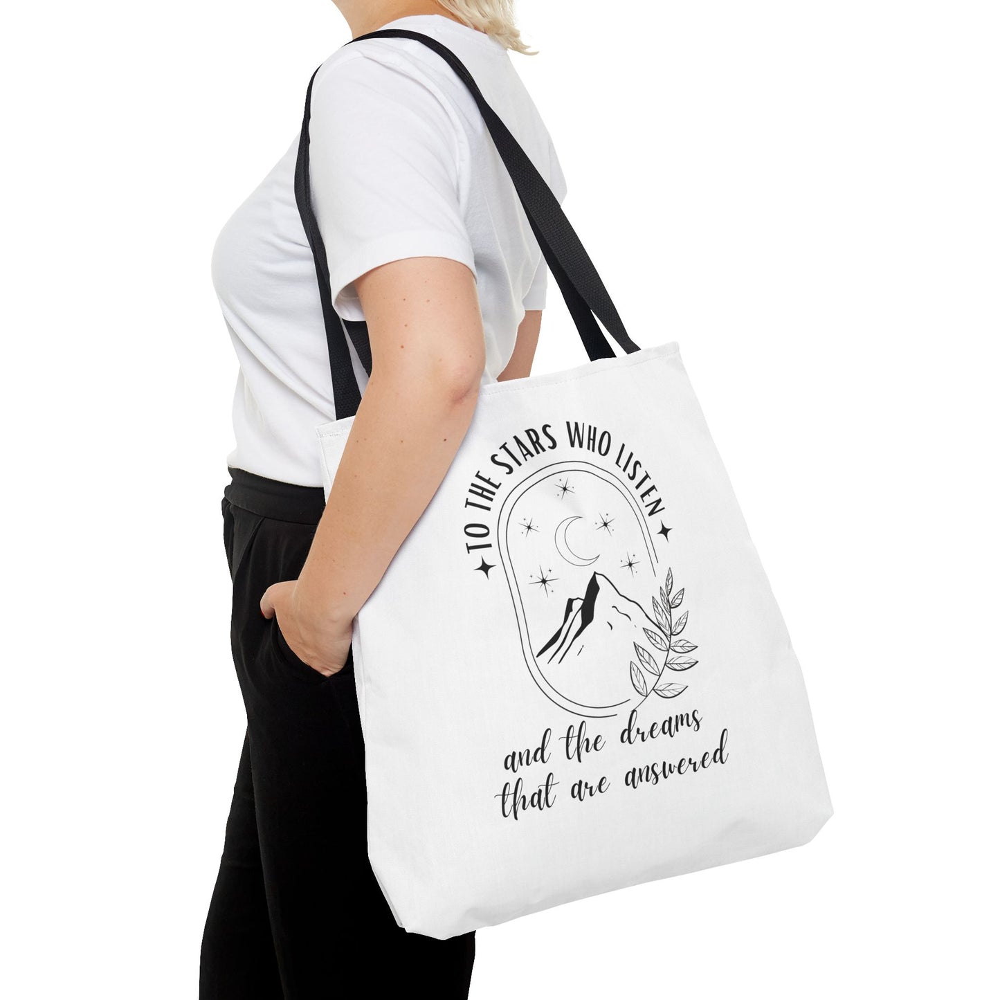 OFFICIALLY LICENSED SJM ACOTAR Merch - To the Stars Who Listen - Stylish Canvas Tote Bag for Dreamers