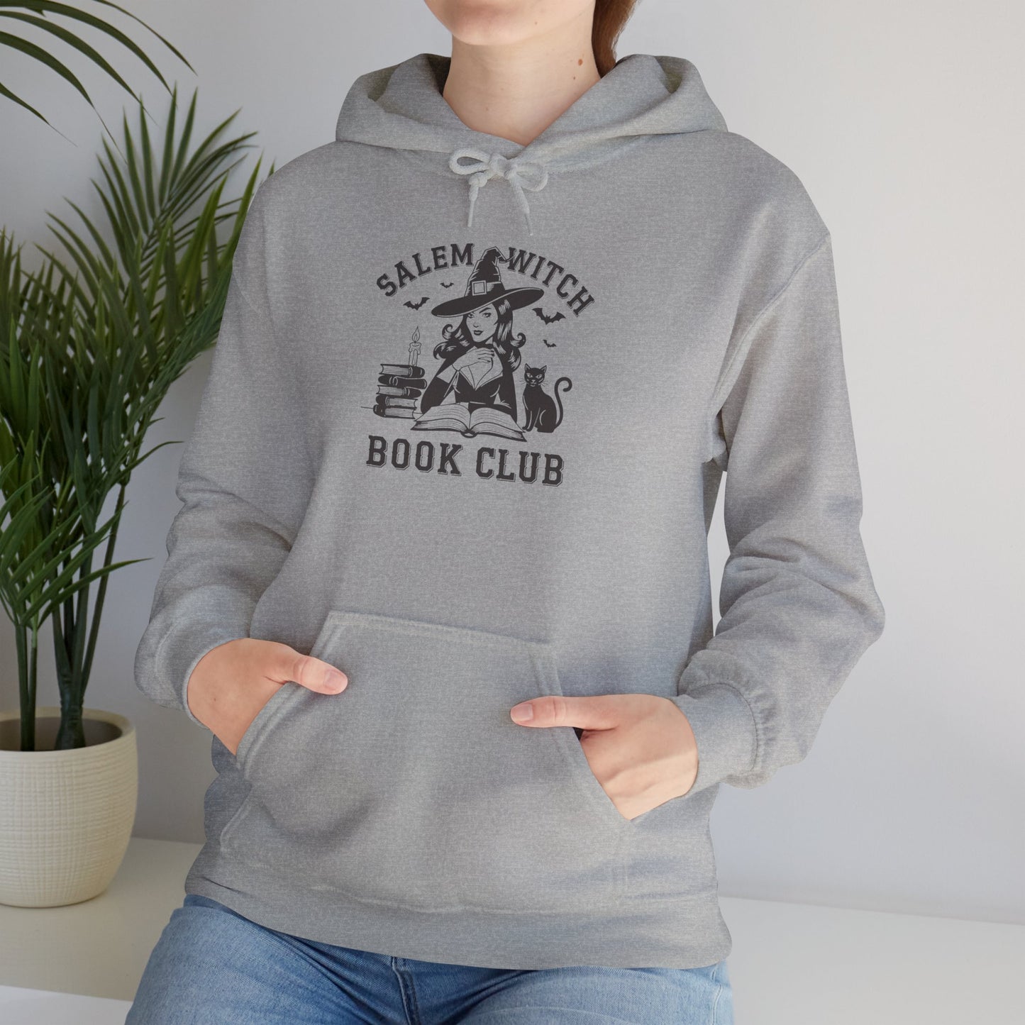 Salem Witch Book Club Hoodie - Cozy Sweatshirt for Readers, Witchy Gift, Book Lover Apparel, Halloween Vibes, Fall Fashion