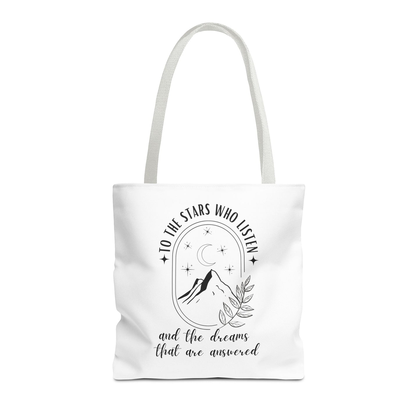 OFFICIALLY LICENSED SJM ACOTAR Merch - To the Stars Who Listen - Stylish Canvas Tote Bag for Dreamers