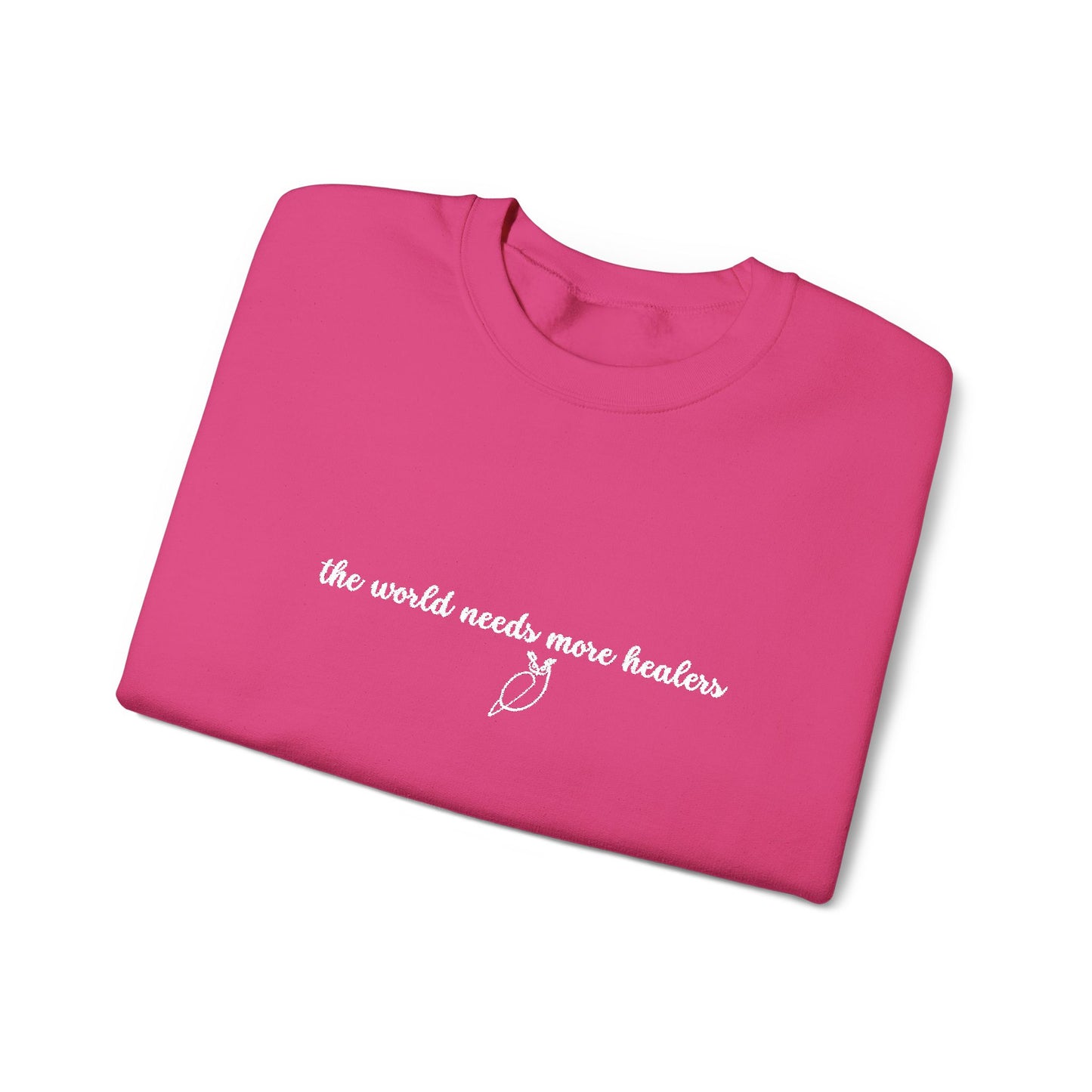 The World Needs More Healers Throne of Glass | Tower of Dawn Embroidered Crewneck Sweatshirt