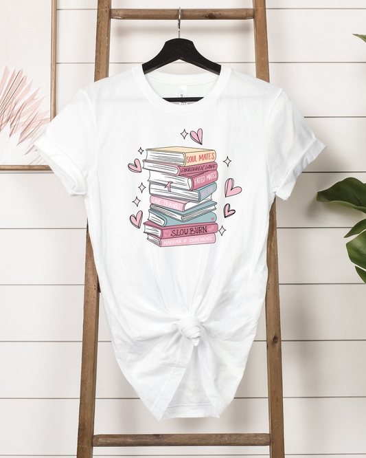 Romance Tropes T-Shirt | Bookish T-Shirt | Reader Tee