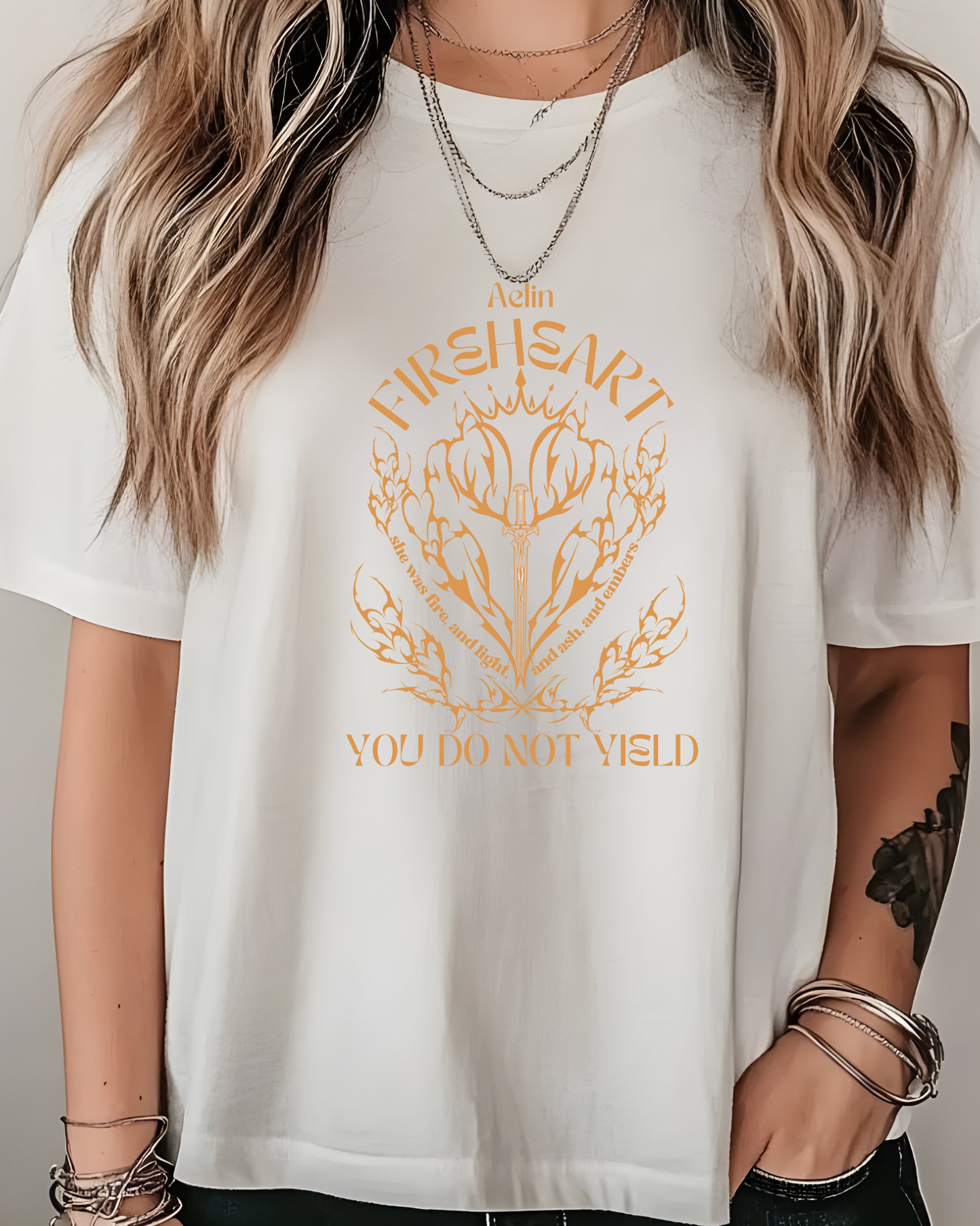 Aelin Fireheart Throne of Glass Comfort Colors T-Shirt