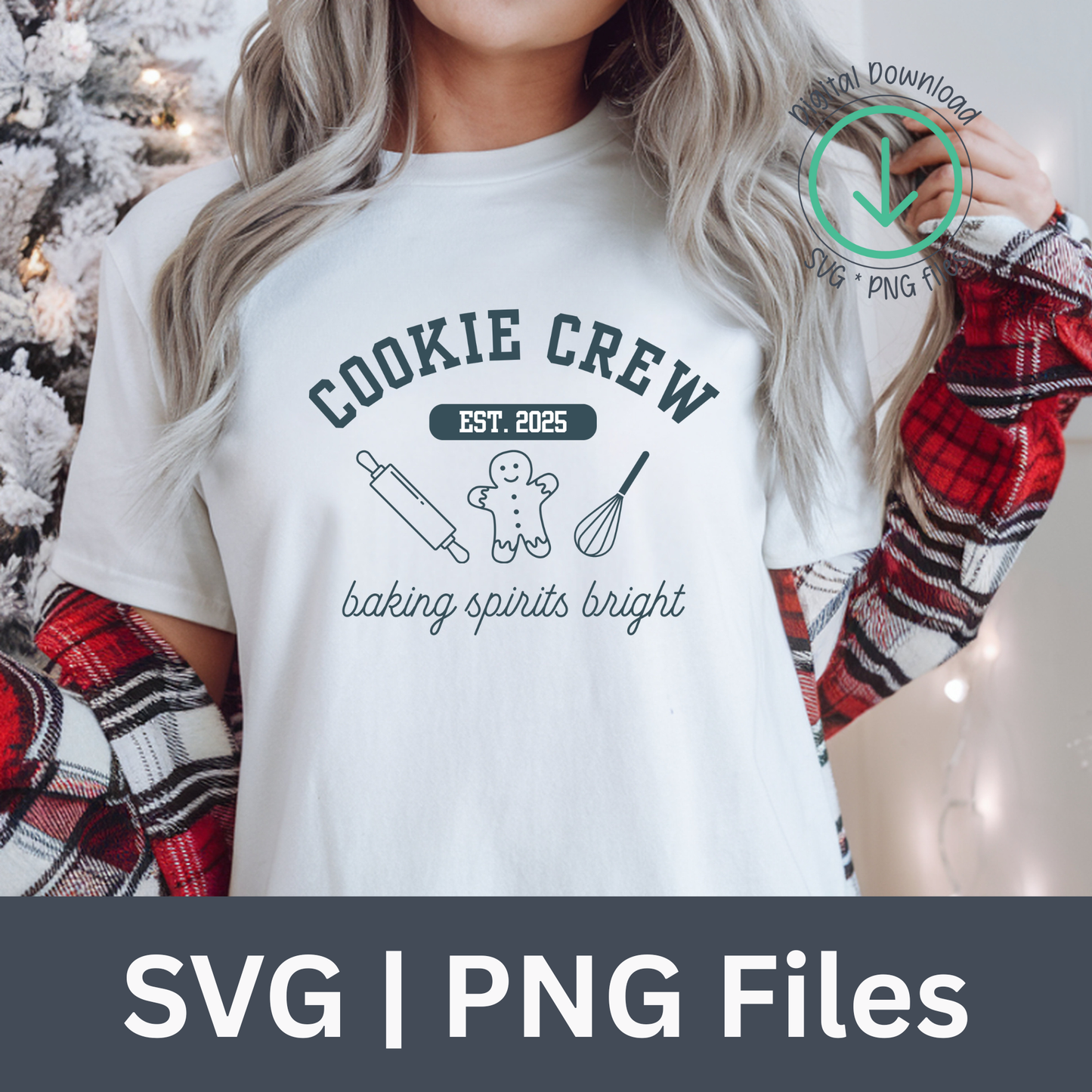 Cookie Crew Digital Files | SVG | PNG (2 Colors)