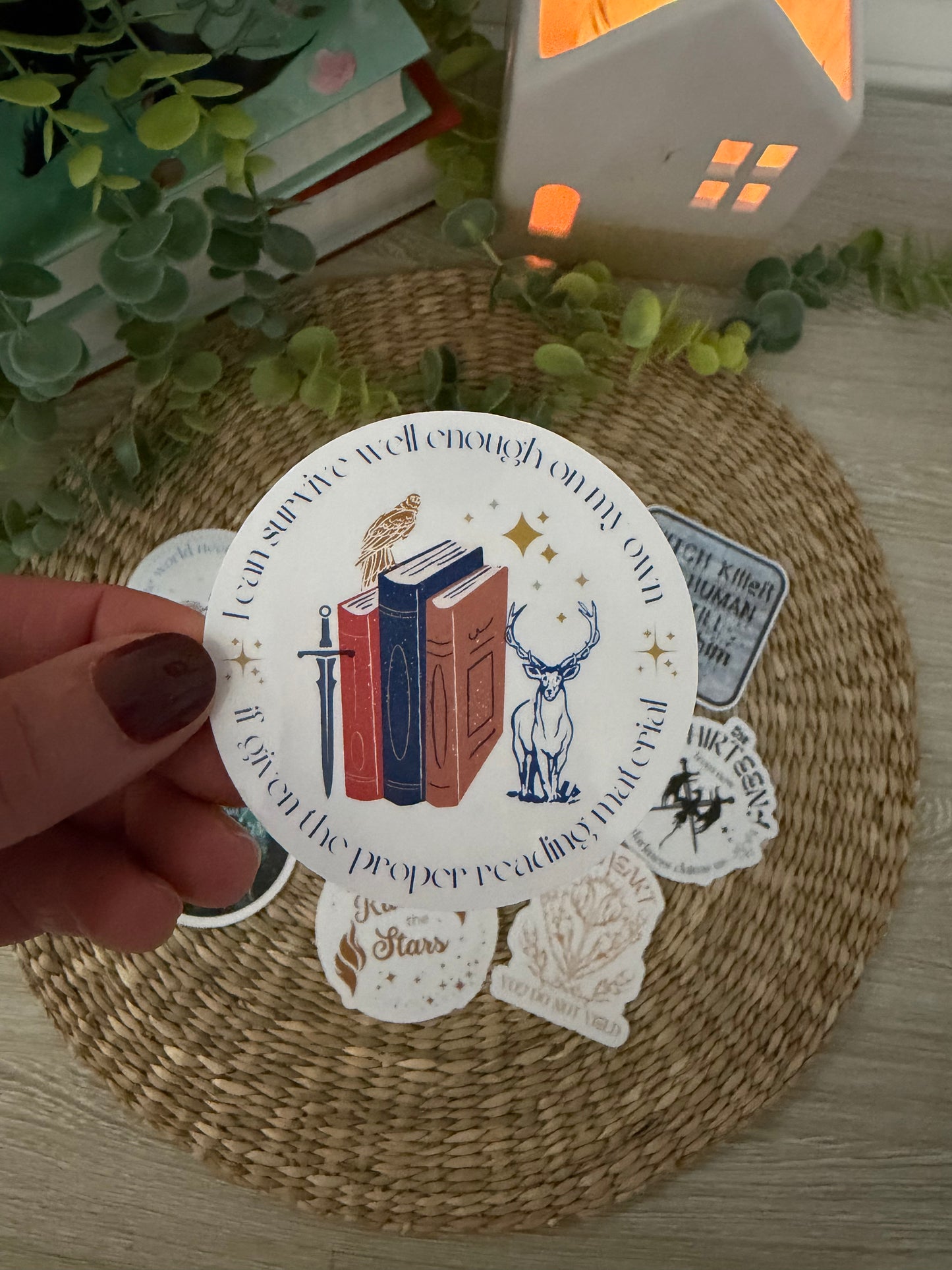 Throne of Glass Stickers| Bookish Stickers | Book Lover Stickers
