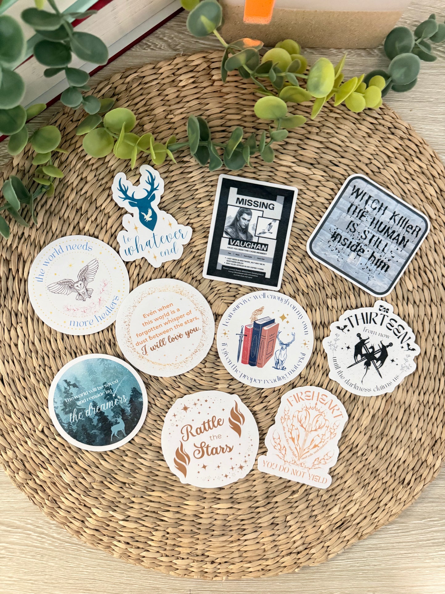 Throne of Glass Stickers| Bookish Stickers | Book Lover Stickers