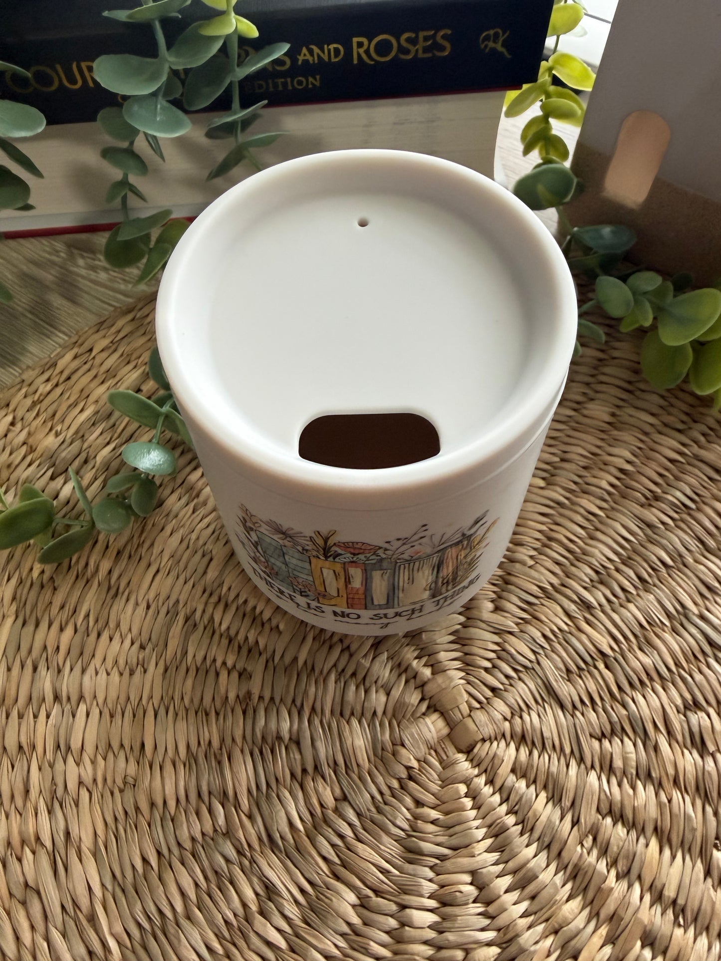 No Such Thing as Too Many Books Tumbler