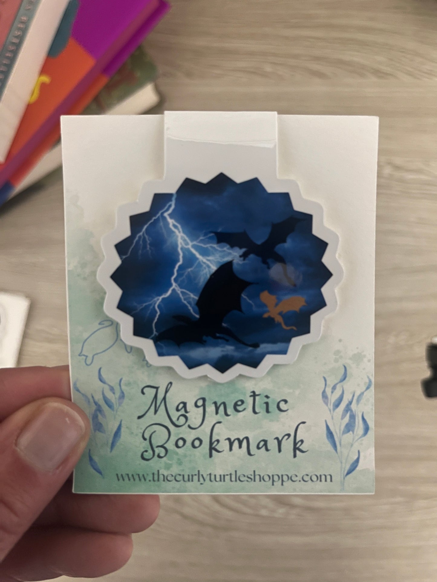 Dragons Fantasy Book Magnetic Bookmark