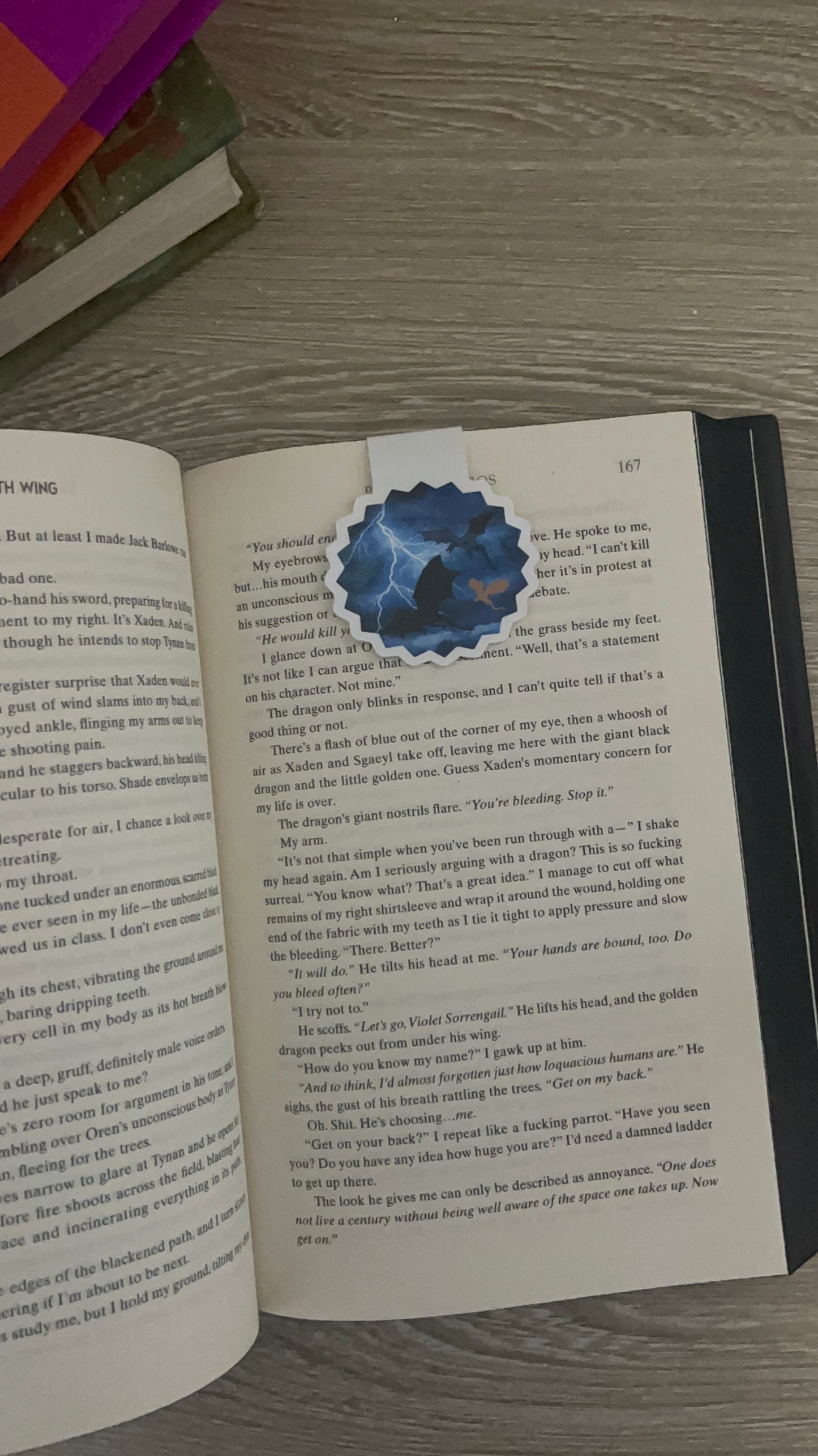 Dragons Fantasy Book Magnetic Bookmark