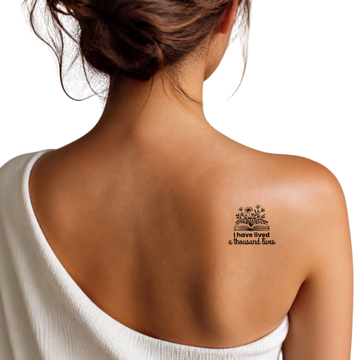 Book Lover Temporary Tattoos