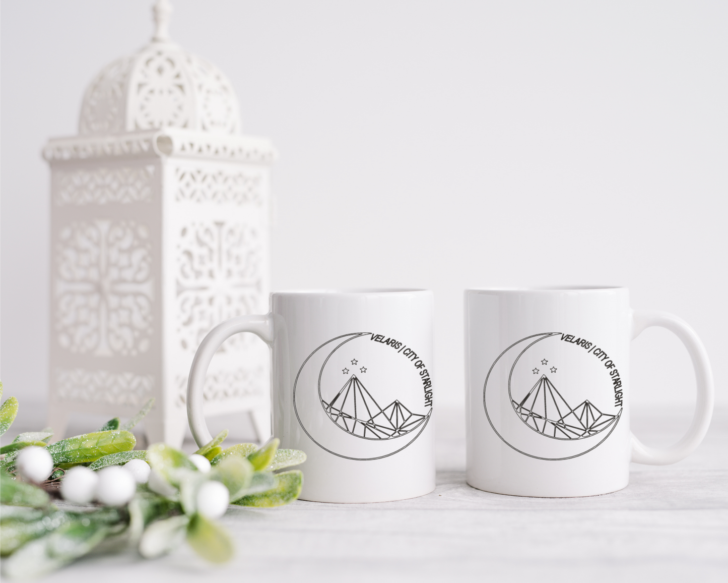 OFFICIALLY LICENSED ACOTAR Velaris | City of Starlight 15 oz Ceramic Coffee Mug