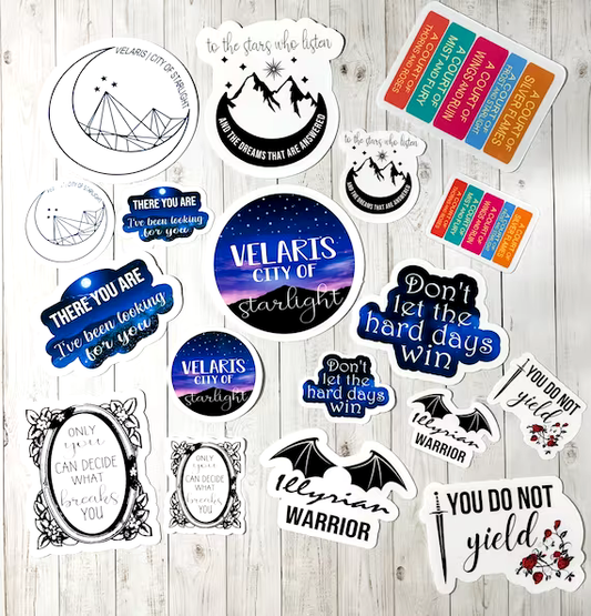 ACOTAR Inspired Stickers