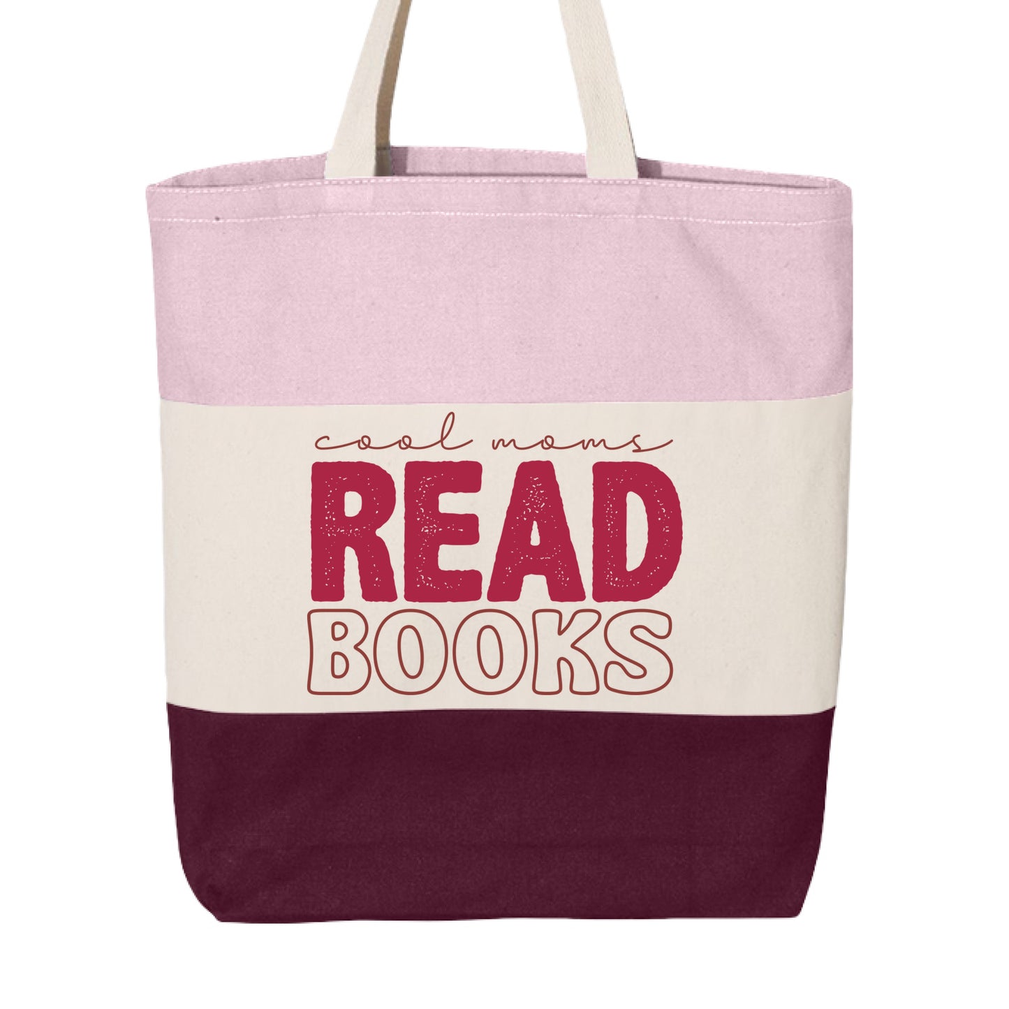 Maroon/ Natural/ Light Pink - FRONT