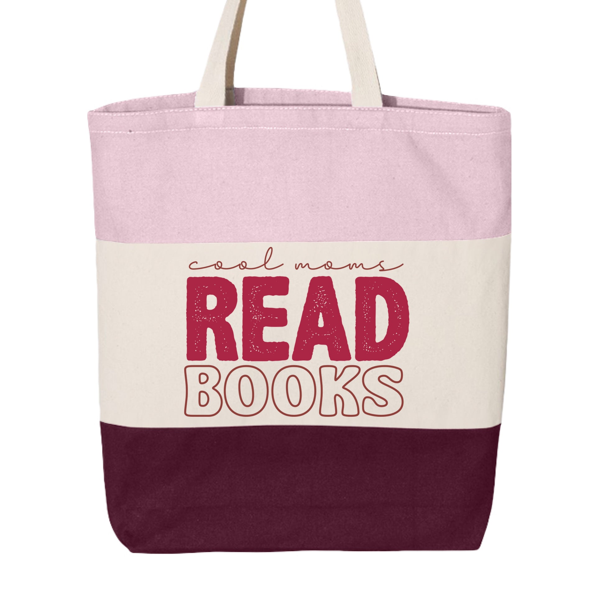 Maroon/ Natural/ Light Pink - FRONT